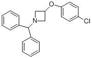 3-(4-CHLOROPHENOXY)-1-(DIPHENYLMETHYL)AZETIDINE Struktur