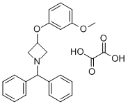 1-(DIPHENYLMETHYL)-3-(3-METHOXYPHENOXY)-AZETIDINE OXALATE Struktur