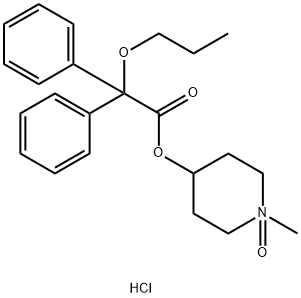 PROPIVERINE-N-OXIDE, HYDROCHLORIDE (CIS,TRANS MIXTURE) Struktur