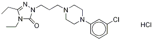 Etoperidone-d8 Hydrochloride Struktur