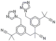 Anastrozole-d3 DiMer IMpurity Struktur