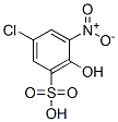 4-Chloro-2-nitrophenol-6-sulfonic acid Struktur