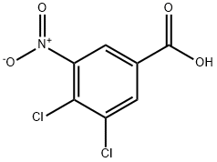 3,4-dichloro-5-nitrobenzoic acid Struktur