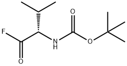 Carbamic acid, [(1S)-1-(fluorocarbonyl)-2-methylpropyl]-, 1,1-dimethylethyl Struktur