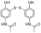 3’-Mercaptoacetaminophen-d6 Disulfide Struktur