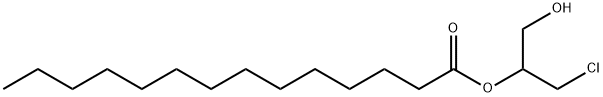 rac 2-Myristoyl-3-chloropropanediol, 95% Struktur