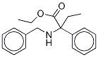 N-Benzyl-2-ethyl-2-phenylglycine Ethyl Ester Struktur