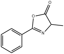 4-METHYL-2-PHENYL-2-OXAZOLINE-5-ONE Struktur