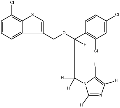 Sertaconazole-d6 Struktur