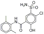 Xipamide-d6 Struktur