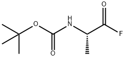 Carbamic acid, [(1S)-2-fluoro-1-methyl-2-oxoethyl]-, 1,1-dimethylethyl ester Struktur