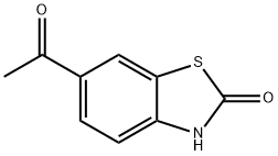 2(3H)-Benzothiazolone,6-acetyl-(9CI) Struktur