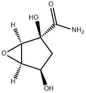 6-Oxabicyclo[3.1.0]hexane-2-carboxamide,2,4-dihydroxy-,(1R,2S,4R,5R)-(9CI) Struktur