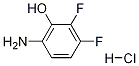 6-Amino-2,3-difluorophenol hydrochloride Struktur