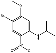 4-Bromo-N-isopropyl-5-methoxy-2-nitroaniline Struktur