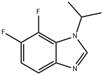 6,7-Difluoro-1-isopropyl-1,3-benzodiazole Struktur