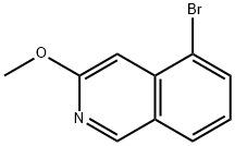 5-Bromo-3-methoxyisoquinoline Struktur