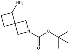 tert-Butyl 5-amino-2-azaspiro[3.3]heptane-2-carboxylate Struktur