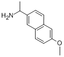 1-(6-methoxy-2-naphthyl)ethanamine Struktur