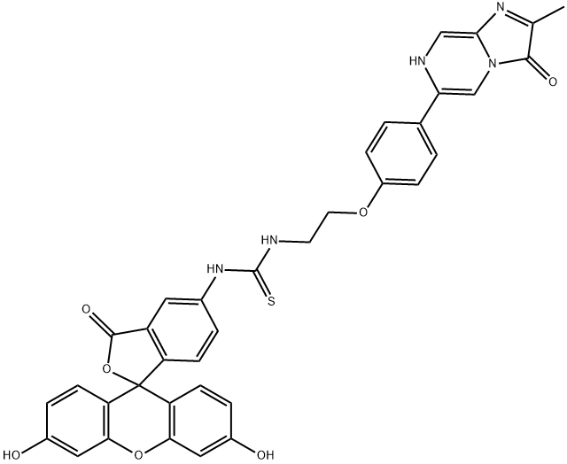 3,7-DIHYDRO-6-[4-[2-[N'-(5-FLUORESCEINYL)THIOUREIDO]ETHOXY]PHENYL]-2-METHYLIMIDAZO[1,2-A]PYRAZIN-3-ONE price.