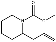 1-Piperidinecarboxylic  acid,  2-(2-propen-1-yl)-,  methyl  ester Struktur