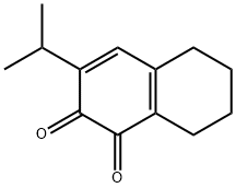 1,2-Naphthalenedione, 5,6,7,8-tetrahydro-3-(1-methylethyl)- (9CI) Struktur