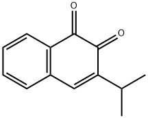 1,2-Naphthalenedione, 3-(1-methylethyl)- (9CI) Struktur