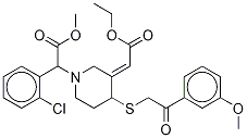 trans-Clopidogrel-MP Ethyl Ester Derivative
(Mixture of DiastereoMers) Struktur