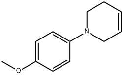 1-(4-Methoxyphenyl)-1,2,5,6-tetrahydropyridine Struktur