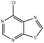 7-chlorothiazolo[5,4-d]pyrimidine Struktur