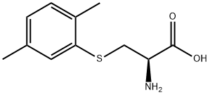 S-(2,5-Dimethylbenzene)-L-cysteine Struktur