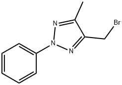 4-(BROMOMETHYL)-5-METHYL-2-PHENYL-2H-1,2,3-TRIAZOLE Struktur