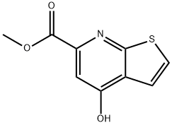 Methyl 4-hydroxythieno[2,3-b]pyridine-6-carboxylate Struktur