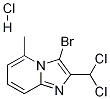 3-BroMo-2-dichloroMethyl-5-Methyl-iMidazo[1,2-a]pyridine hydrochloride Struktur