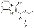 3-BroMo-8-Methyl-iMidazo[1,2-a]pyridine-2-carboxylic acid ethyl ester
 hydrobroMide Struktur