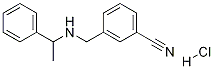 3-[(1-Phenyl-ethylaMino)-Methyl]-benzonitrile hydrochloride Struktur