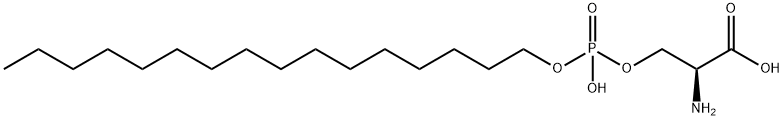 hexadecylphosphoserine Struktur