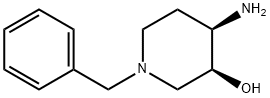 cis-4-Amino-1-benzylpiperidin-3-ol Struktur