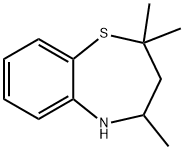 2,3,4,5-Tetrahydro-2,2,4-trimethyl-1,5-benzothiazepine Struktur