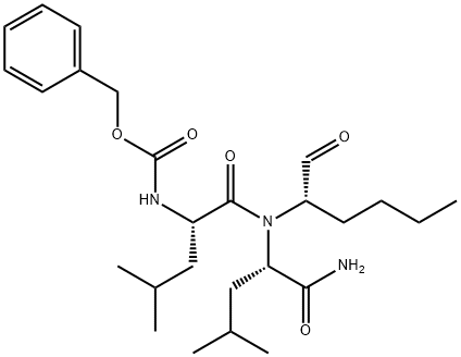 Z-LEU-LEU-NLE-アルデヒド 化學(xué)構(gòu)造式