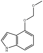 4-(MethoxyMethoxy)-1H-indole Struktur