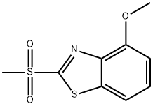 4-Methoxy-2-(methylsulfonyl)benzo[d]thiazole Struktur