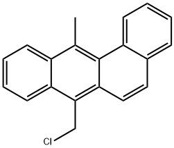 7-chloromethyl-12-methylbenz(a)anthracene Struktur