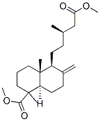 (13R)-Labd-8(17)-ene-15,18-dioic acid dimethyl ester Struktur