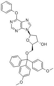 5'-O-(DIMETHOXYTRITYL)-O6-PHENYL-2'-DEOXYINOSINE Struktur