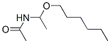 Acetamide,  N-[1-(hexyloxy)ethyl]- Struktur