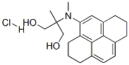 2-(1,2,3,6,7,8-hexahydropyren-4-ylmethylamino)-2-methyl-propane-1,3-di ol hydrochloride Struktur