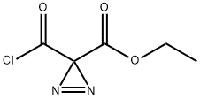 3H-Diazirine-3-carboxylic acid, 3-(chlorocarbonyl)-, ethyl ester (9CI) Struktur