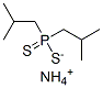 diisobutyldithiophosphinic acid, ammonium salt  Struktur