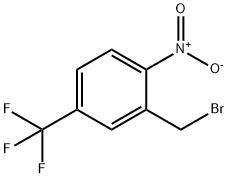 2-(BROMOMETHYL)-1-NITRO-4-(TRIFLUOROMETHYL)BENZENE Struktur